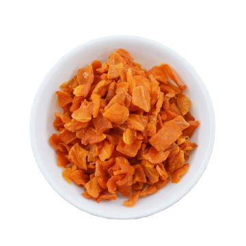 Flocos de cenoura seca ao ar 5*5 mm de comida vegetariana